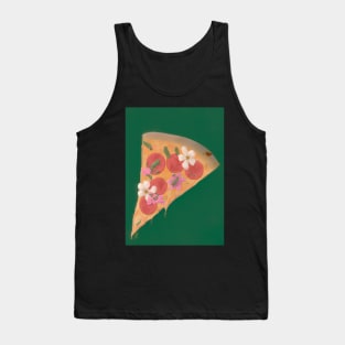 Floral Pizza Tank Top